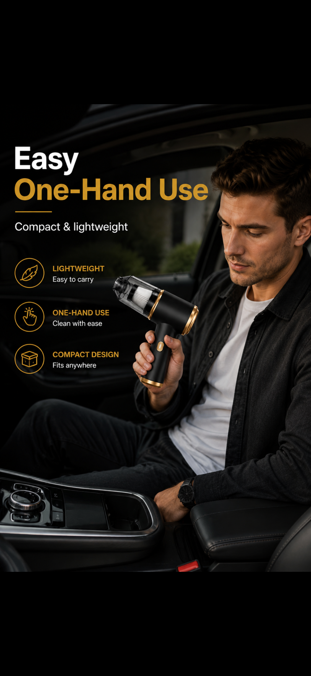 Elviera™ Cordless Car Vacuum